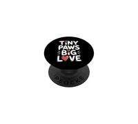Tiny Paws Big Love PopSockets PopGrip Adesivo