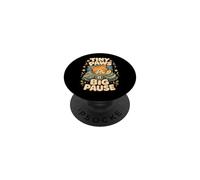 Tiny Paws Big Pause gatto pisolino relax PopSockets PopGrip Adesivo