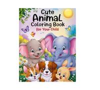 Tiny Paws & Big Tails: My First Animal Coloring Book for Toddlers: My First Animal Coloring Book for Toddlers, 50 Big and Easy Designs for Early Learning and Fine Motor Skills.