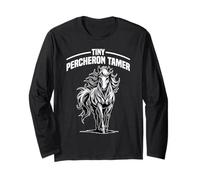 Tiny Percheron tamer Majestic Horse Spirit Maglia a Manica