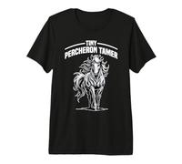 Tiny Percheron tamer Majestic Horse Spirit Maglietta Premium