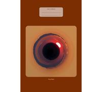 Tiny Planet - Sunset and Dark Clouds: This is just a notebook, elegant low-content wide-lined composition notebook, 98 pages, 6x9, white paper