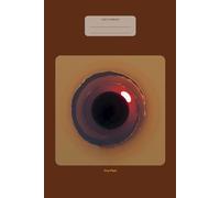 Tiny Planet - Sunset and Dark Clouds: This is just a notebook, low-content journal, college ruled, lined 98 pages, white paper