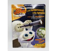 Tiny Planets Una Settimana nello Spazio Sticker Album + Set completo figurine...