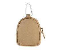Tiny Pouch for Backpack, Coin Purse with Zipper, Portable Keychain Wallet, (Lightweight & Compact), for, Keys, Earbuds, Travel Essentials, Women & Men Accessories, cachi, Se référer au descriptif