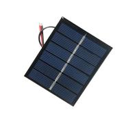 Tiny Solar Charger Panels, 2 W High Efficiency Epoxy Solar Plate, Impermeabile Mini Module for Battery Charging, Projects, Outdoor Electronics Use 2.36x2.95 Inches