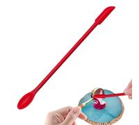tiny spatola in silicone - Cucchiaio, spatola in silicone per timbri, spatola antipolvere - Cucchiaio e raschietto in silicone a doppia faccia, arti in cera, cucchiaio compatto per cura della pelle, t