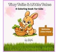 Tiny Tails & Little Tales: Fun Coloring Book for Kids Ages 3-6 with Cute Baby Animals
