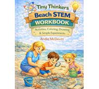 Tiny Thinkers Beach STEM Workbook Activities, Coloring, Drawing & Simple Experiments