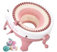 Tiny Thinkers Sentro - Macchina per maglieria XL, con 48 aghi, 10 volte più veloce della lavorazione a mano, set completo con e-book, lana e accessori, per principianti, bambini e esperti