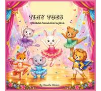 Tiny Toes: Cute Ballet Animals Coloring Book