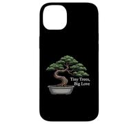 Tiny Trees Big Love Bonsai Tree Plant Lover Art Custodia per iPhone 14 Plus
