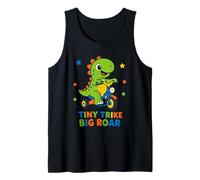 Tiny Trike Big Roar Dinosaur Cute Dino Equitazione Triciclo Bambini Canotta