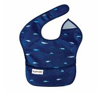 Tiny Twinkle - EB-51 - Bavaglino impermeabile repeltex con tasca, richiudibile, anche da viaggio, +6 mesi