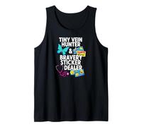 Tiny Vein Hunter Bravery Sticker Dealer Pediatric Nurse Canotta