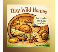 Tiny Wild Homes Coloring Book: Inside the Cozy World of Animal Hideaways