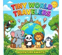 Tiny World Travelers: A Fun Animal Adventure Across Countries for Kids Ages 3-8