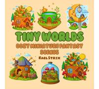 Tiny Worlds Coloring Book: Cozy Miniature Fantasy Scenes for Stress Relief: Explore miniature worlds - cozy cottages, enchanted gardens, and hidden ... to soothe stress and spark your creativity