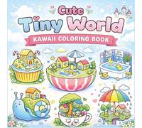 Tiny Worlds Cute & Comfy Coloring Book: adult/teen coloring book Featuring Adorable worlds