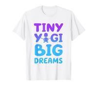 Tiny Yogi Big Dreams Yoga Divertente e ispiratore per Bambini Maglietta