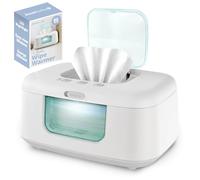 TinyBums - Scaldasalviette e dispenser con luce LED che cambia e interruttore on/off - Jool Baby (Aqua)