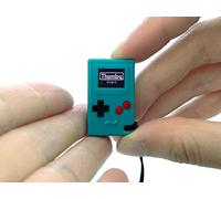 TinyCircuits Thumby Portachiavi per console di gioco programmabile - Mini console per videogiochi retrò, apprendimento STEM, ricaricabile USB, 5 giochi precaricati (verde acqua)