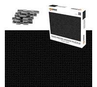 TINYOUTH 1000 puzzle completamente neri per adulti, puzzle sfide a colori puri, 70 x 50 cm, gioco in famiglia, antistress, puzzle difficile per bambini dai 14 anni in su