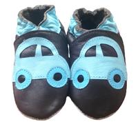 Tiny's - Morbida Pelle Bambino Calzature - Auto - 6-12 Mese