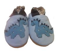 Tiny's - Morbida Pelle Bambino Calzature - Dinosauro - 6-12 Mese