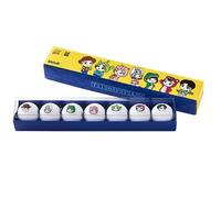 TinyTAN x Volvik Golf Ball Set Regalo 7 Pezzi Personaggio BTS Confezione Comp...