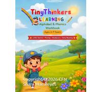 TinyThinkers Learning Alphabet & Phonics Workbook: Great for home schooling! Learn Phonics, Writing, Drawing.