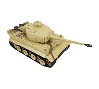 TinyWizTo 1/16 Scala completa proporzionale GermanTiger L RC Heavy Duty Tank, 2.4G blindato veicolo da combattimento con suono simulato, fumo e luci, rotazione sul posto, lancio pellet (RTR)