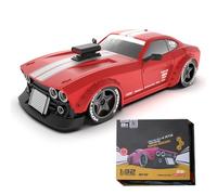 TinyWizTo 1/32 Scala 2.4G 4WD RC Drift Car con fari a LED (versione RTR/Nero)