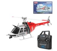 TinyWizTo ERA C138 1/33 206 RC Helicopter, 2.4G 6CH No Aileron Aircraft con Altitude Hold, per principianti (RTF)