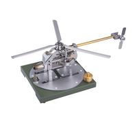 TinyWizTo Kit di montaggio fai da te modello di elicottero ad aria calda Stirling motore che corre, stelo in metallo regalo educativo per adulti