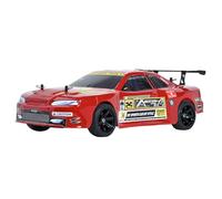 TinyWizTo RH1003 1/10 Scala Nitro On-Road RC Car, 2.4G 60KM/H HighSpeed Streamlined RC Racing Vehicle con CY 18 Motore (Versione RTR/R0366R Corpo Rosso)