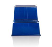 TIO-E2 | Scala richiudibile - 2 gradini - Sgabello Blu
