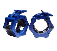 Tioamy Bilanciere Morsetti Olimpico Spinlock Collari Bilanciere Clip Sollevamento Pesi Sbarra Serratura Fibbia a bilanciere 1 Paio per Palestra Esercizio Fitness Carrozzeria 50mm