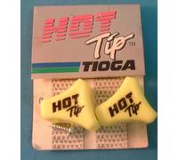 Tioga Hot Tips Cinghia Punta Estremità Infila Nuovo/NOS Vintage- Neon Giallo