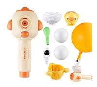 Tioheam Esercizio di respirazione con la palla soffiata, Palla soffiata in sospensione, Divertente giocattolo con palla da equilibrio 3 in 1, Impara la conoscenza della fisica soffiando un palloncino