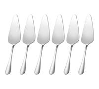 tiokin Set di 6 palette per torte in acciaio inox, paletta per torte, paletta per torte, paletta per torte con coltello per cucine, ristoranti, feste