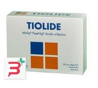 TIOLIDE 20 COMPRESSE DEGLUTIBILI MONOSTRATO FAST SLOW