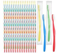Tioncy Spazzolini da denti usa e getta, confezionati singolarmente, con setole morbide, da viaggio, per adulti, campeggio, senzatetto, ufficio, scuola, cura dentale (1000 pezzi)