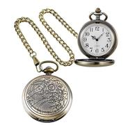 Tiong Fullmetal Alchemist - Orologio da tasca al quarzo Dr.Who, con catena, per cosplay, Natale, San Valentino, compleanno, festa del papà, CF1024-brozne