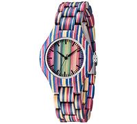 Tiong orologio in legno donna bracciale in bambù da donna imitazione quarzo regolabile bracciale in legno(Q1096)
