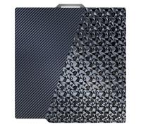 TIOPY PET (fibra di carbonio) + PEO (diamante) Bambu Lab Build Plate 257x257mm, 3D double-sided stampa in acciaio a molla per Bambu Lab X1 X1C X1E P1P P1S A1, nessuna base magnetica