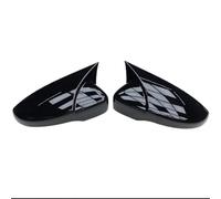 TIOWCGH Coperchio retrovisore Compatibile con per Passat B7 per Euro 2011 2012 2013 2014 Copertura Specchietto Retrovisore Laterale per Auto Copertura Specchietto Retrovisore Laterale Tappo(Black)