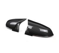 TIOWCGH Coperchio retrovisore Compatibile con per X1 E84 2013 2014 2015 2 Pezzi Copri Specchietto Retrovisore con Motivo in Carbonio Nero Copri Specchietti Retrovisori Esterni per Auto(Black Carbon)