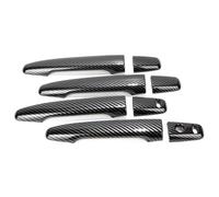 TIOWCGH Porta Maniglia Copertura Compatibile con Mitsubishi per Lancer 2008 2009 2010 2011 2012 2013 2014 2015 2016 2017 Decorazione Maniglia Porta Esterna Auto(Carbon Fiber)