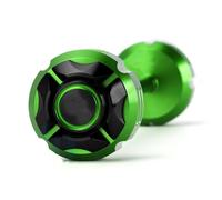 TIOWCGH Tamponi Paratelaio per Ninja per H2 per Ninja per H2R 2017 2018 2019 2020 Moto Telaio Slider Ruota ASSE Forcella Ruota Crash Pad Caduta Protettore Modificato Parti(Green 2)